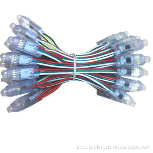 12mm WS2801 pixel LED, 12mm diameter, full color, string lights